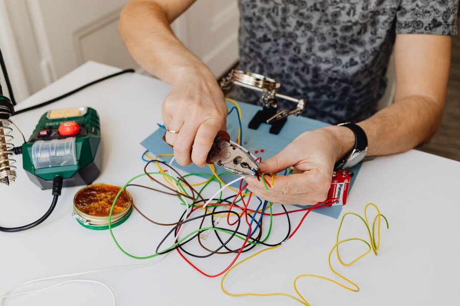 Electrical component bench work